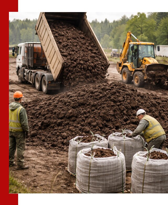 Доставка нейтрального торфа в Прохладном оптом и в розницу