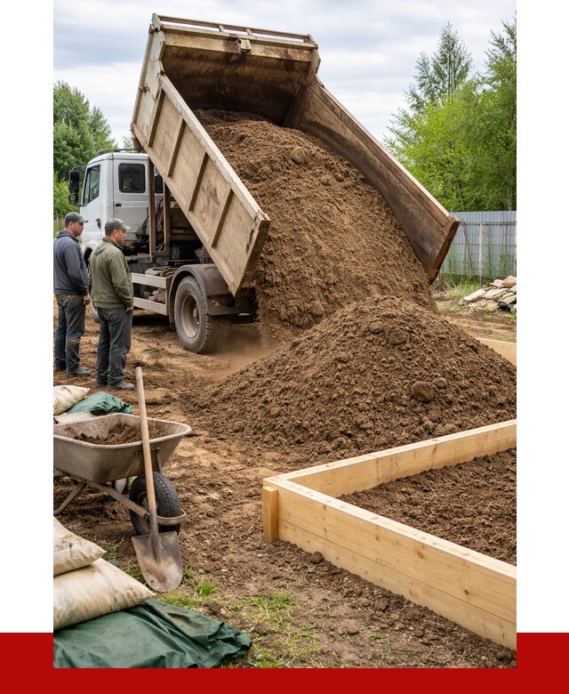 Торфо песчаная смесь в Прохладном с доставкой от 2004 р. | ПРОНЕРУДПрх