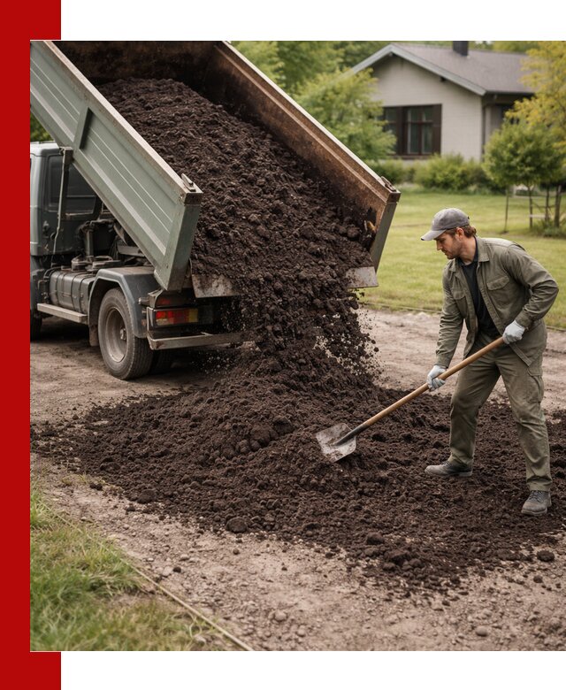 Чернозем для газона с доставкой в Прохладном быстро и качественно