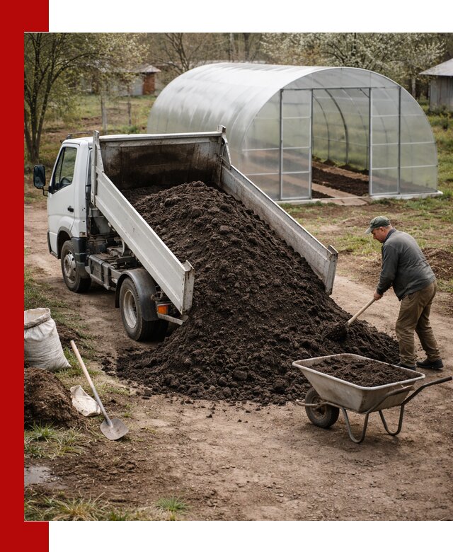 Чернозем для теплицы с доставкой в Прохладном