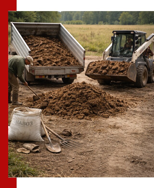 Доставка конского навоза в Прохладном с разгрузкой и доставкой на объект