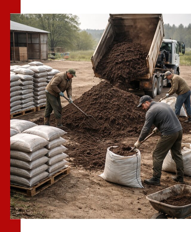 Доставка компоста оптом и в розницу в Прохладном