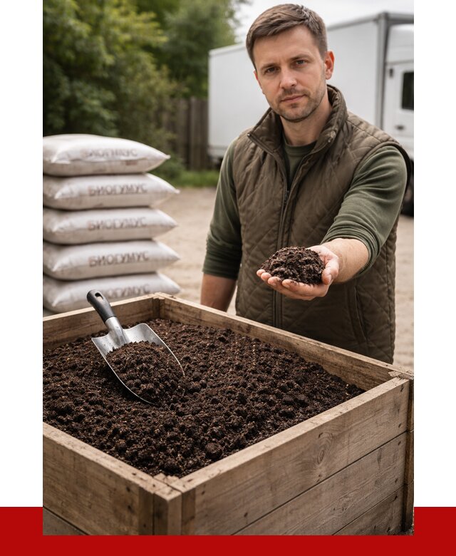 Купить биогумус в Прохладном с доставкой от 9208 р. за куб | ПРОНЕРУДПрх