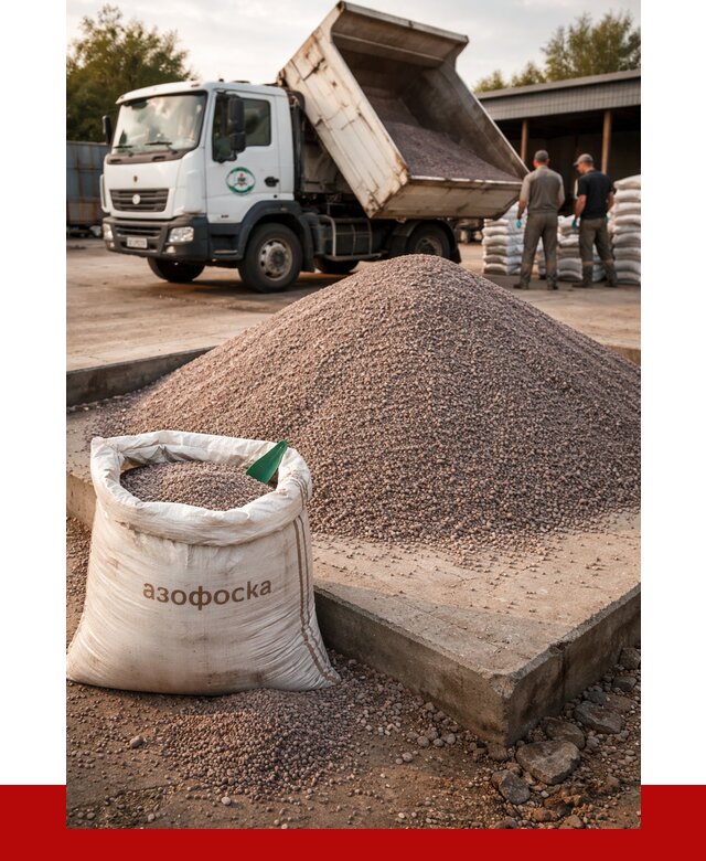 Купить азофоска в Прохладном с доставкой от 1300 р. за куб | ПРОНЕРУДПрх