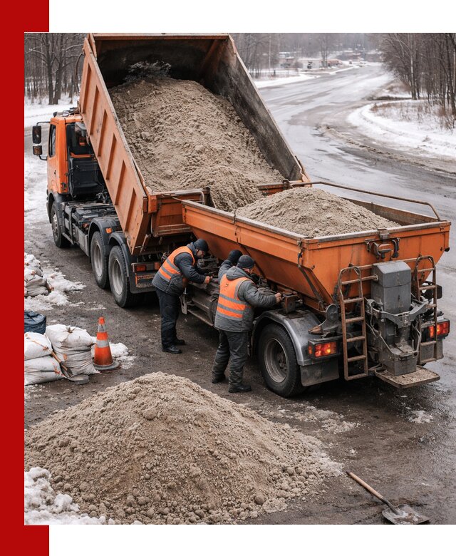 Поставка и вывоз пескосоля в Прохладном оптом и в розницу