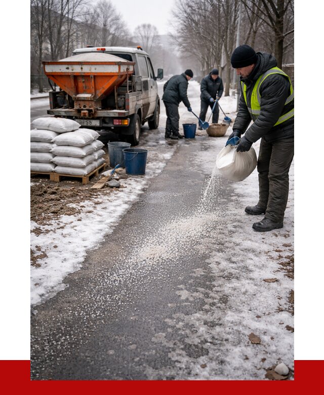 Реагент против гололеда в Прохладном с доставкой от 4875 р. | ПРОНЕРУДПрх