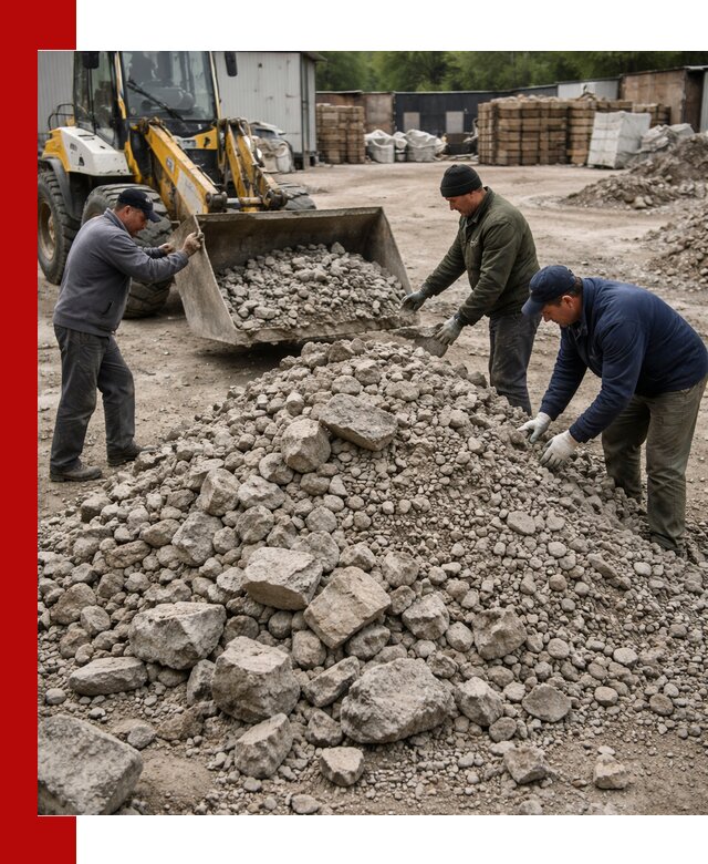 Демонтаж и вывоз бой бетона в Прохладном