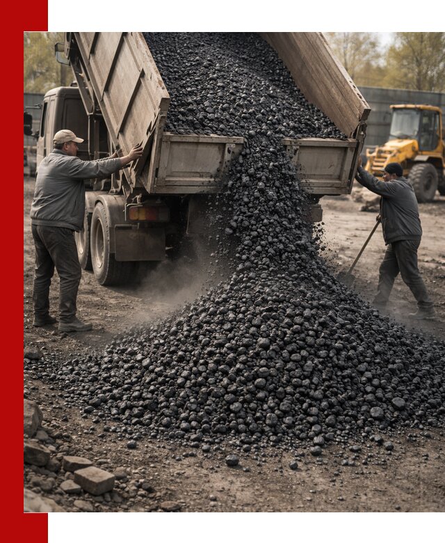 Доставка угля семечка самосвалами в Прохладном