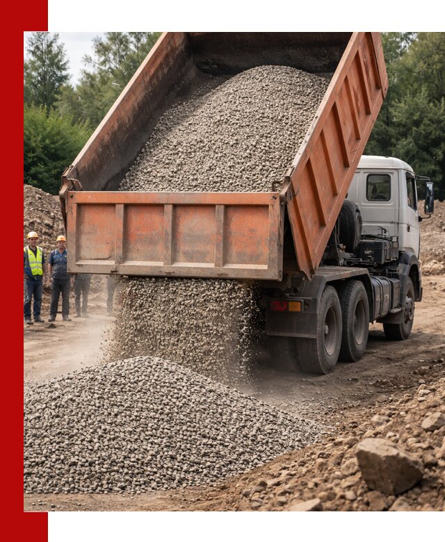 Доставка сыпучих материалов самосвалом в Прохладном быстро и надежно