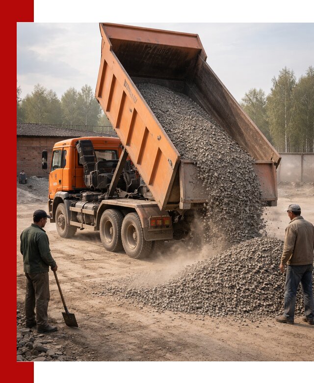 Доставка самосвалом 20 м3 в Прохладном быстро и надежно