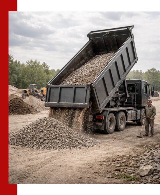 Доставка самосвалом 30 м3 по выгодным ценам в Прохладном