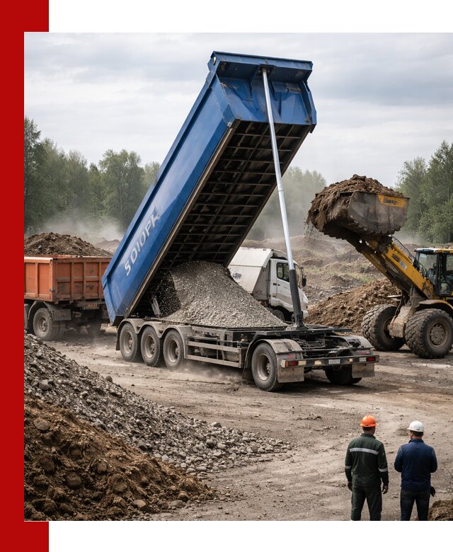 Аренда тонар 40 тонн в Прохладном с доставкой материалов