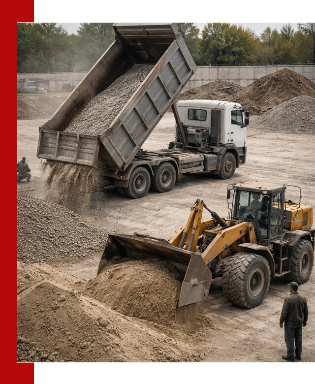 Перевозка сыпучих грузов самосвалами и бортовыми в Прохладном