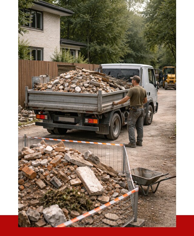 Вывоз строительного мусора с погрузкой в Прохладном от 8125 р | ПРОНЕРУДПрх