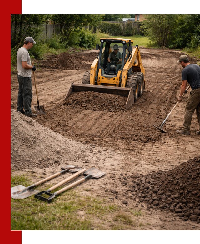 Планировка участка грунтом с вывозом и доставкой в Прохладном