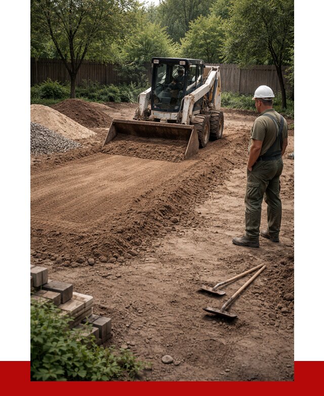 Выравнивание участка под ключ в Прохладном от 3792 р. | ПРОНЕРУДПрх