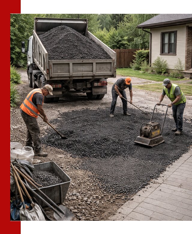 Асфальтовая крошка для двора с доставкой в Прохладном